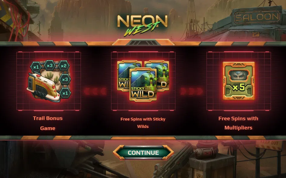 neon west bonus