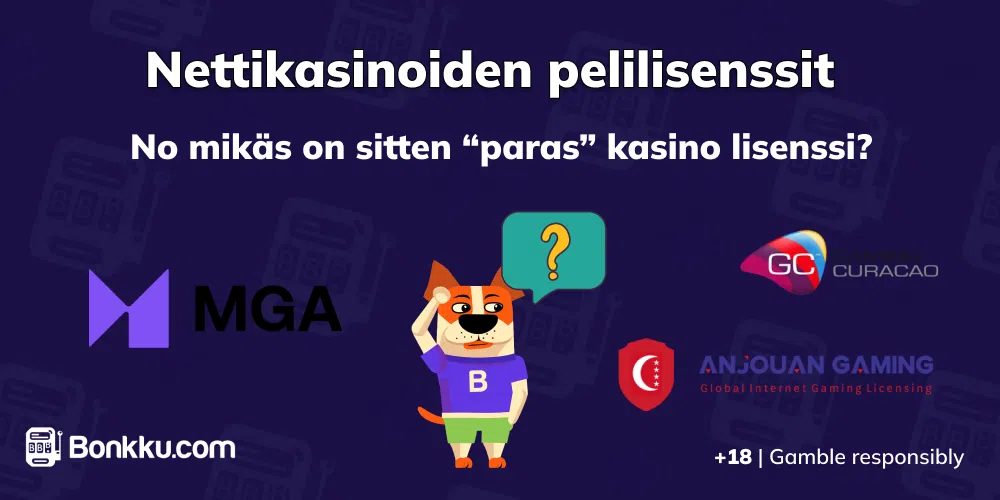 nettikasinoiden pelilisenssit
