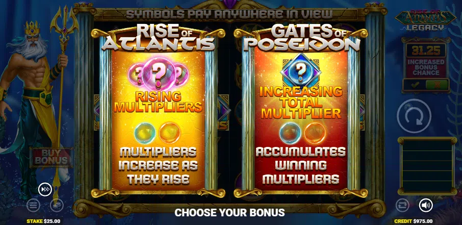 rise of atlantis legacy bonus