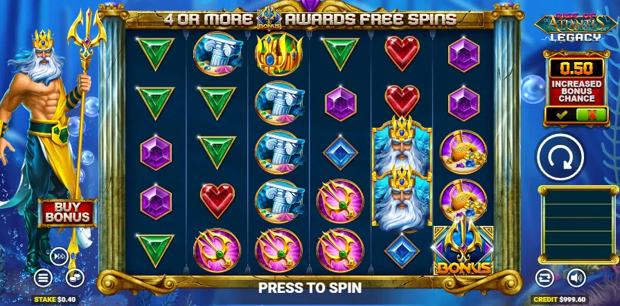 rise of atlantis legacy slot