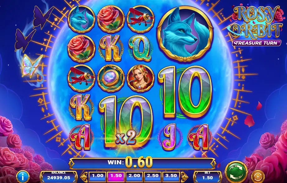 rosy orbit treasure turn slot