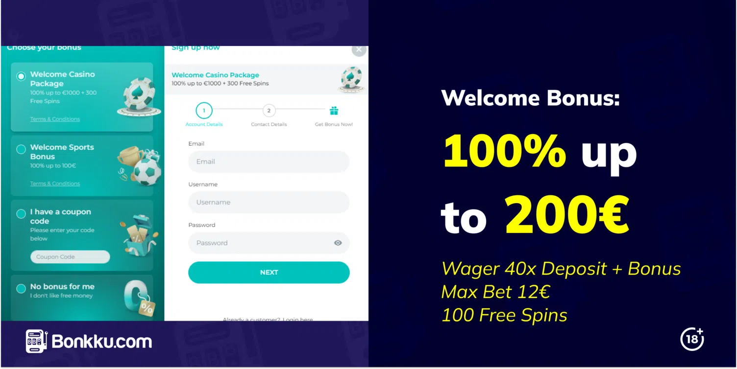 spinoli casino welcome bonus
