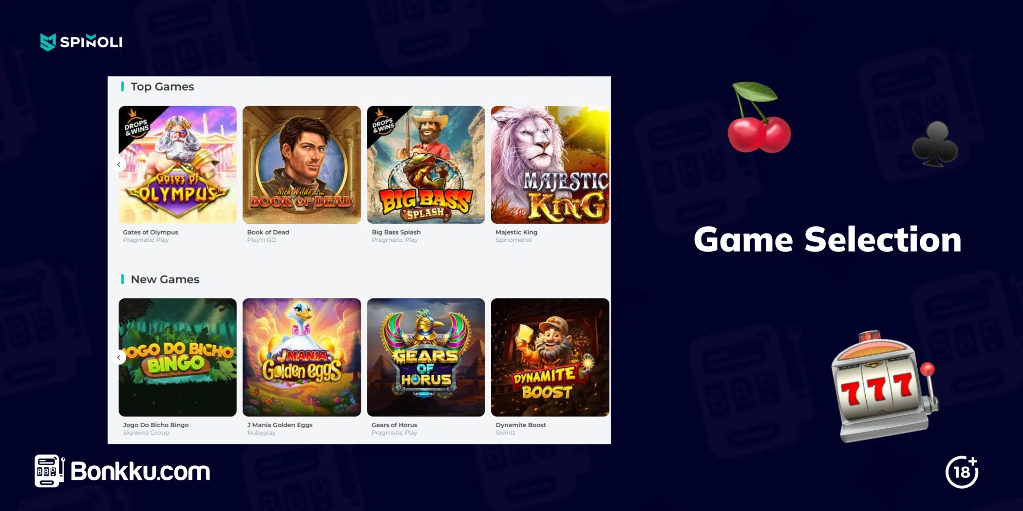 spinoli game selection