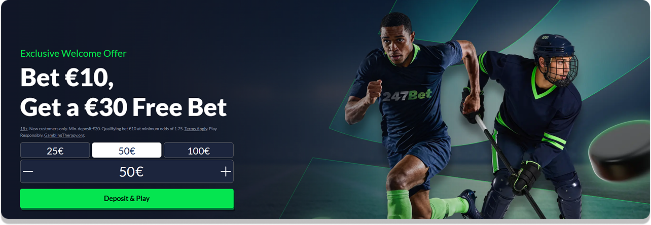 247bet casino exclusive free bet