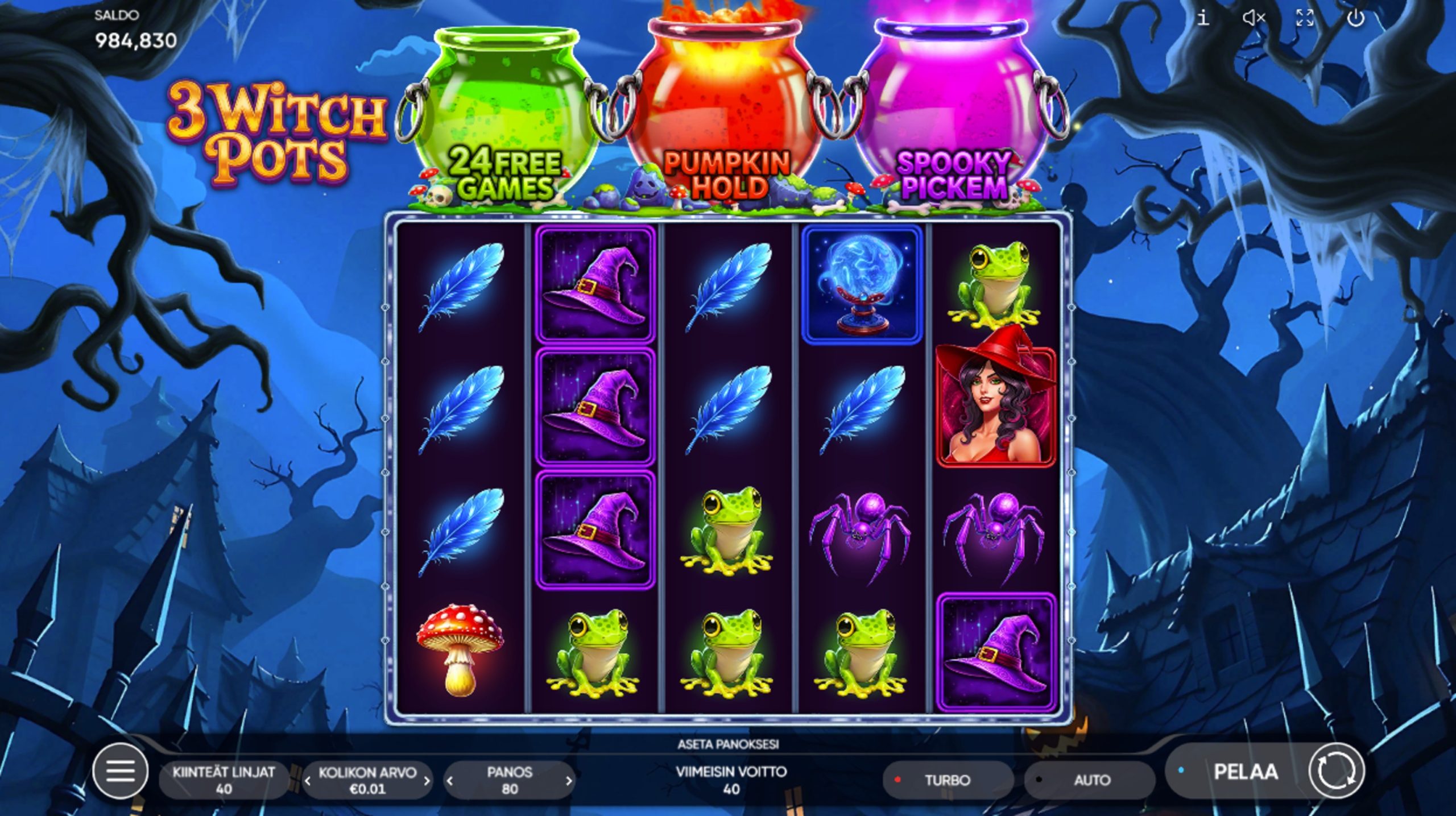 3 witch pots slot