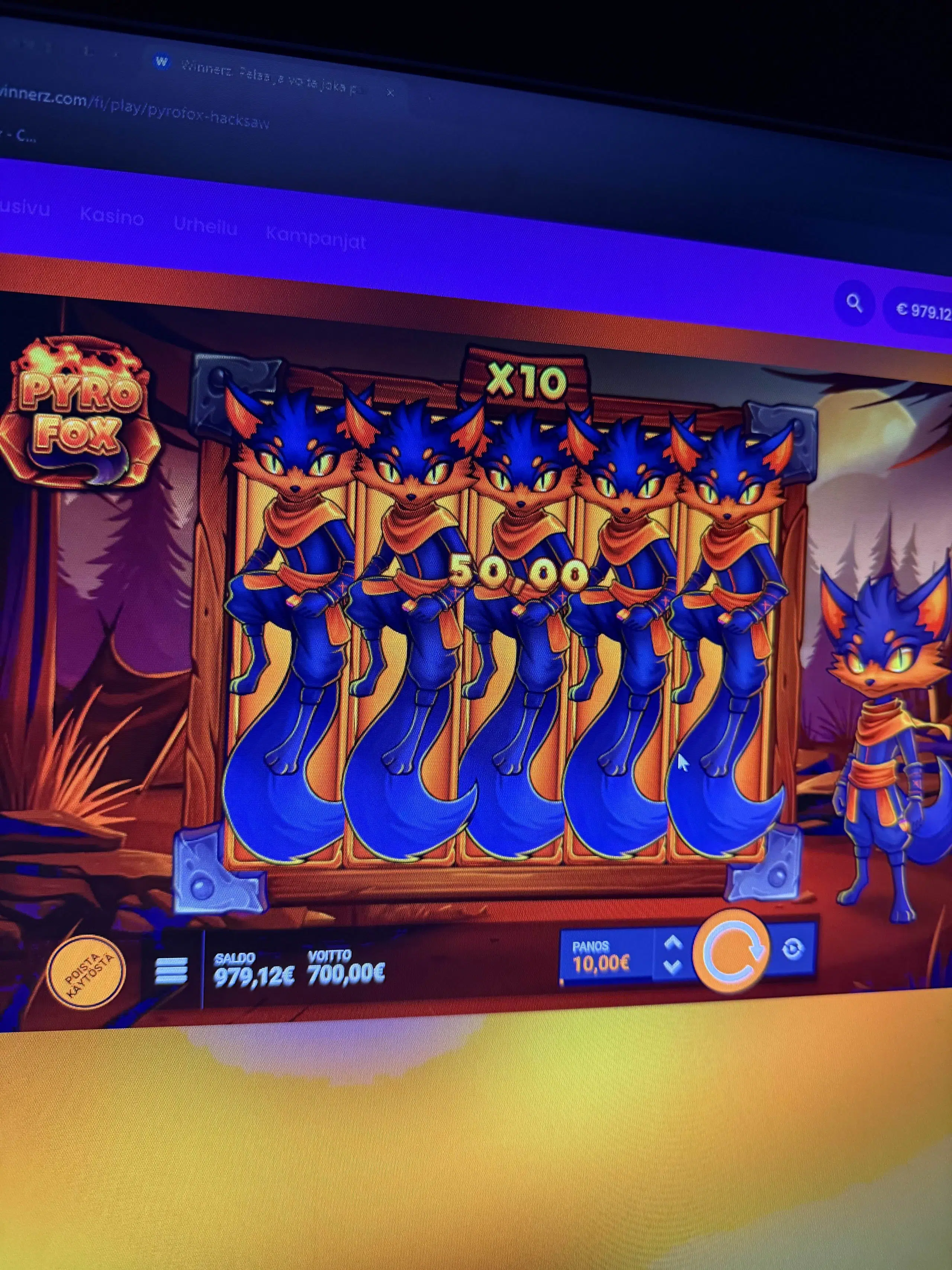 Big wins screenshot