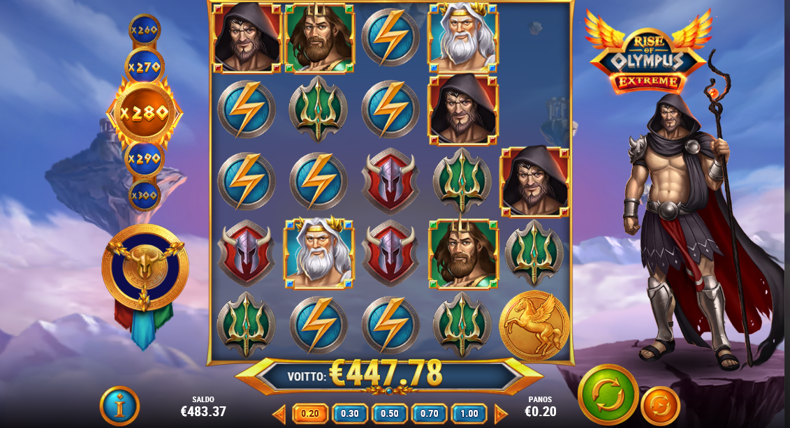 Big wins screenshot
