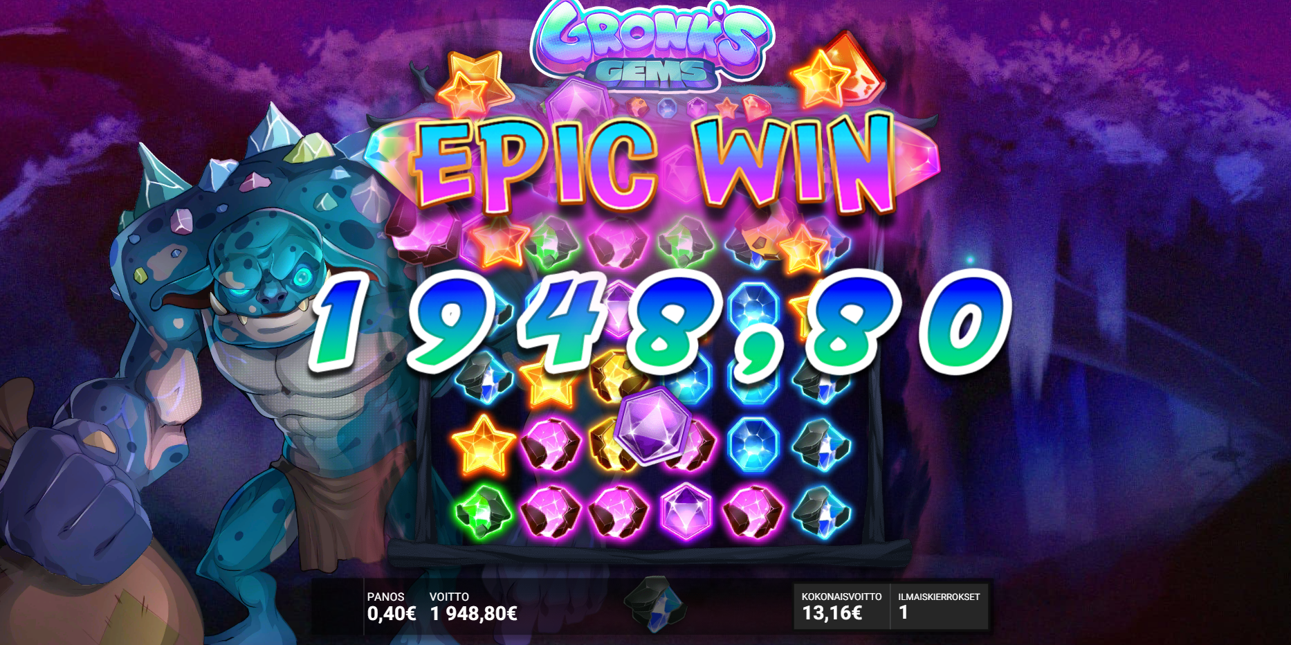 Big wins screenshot