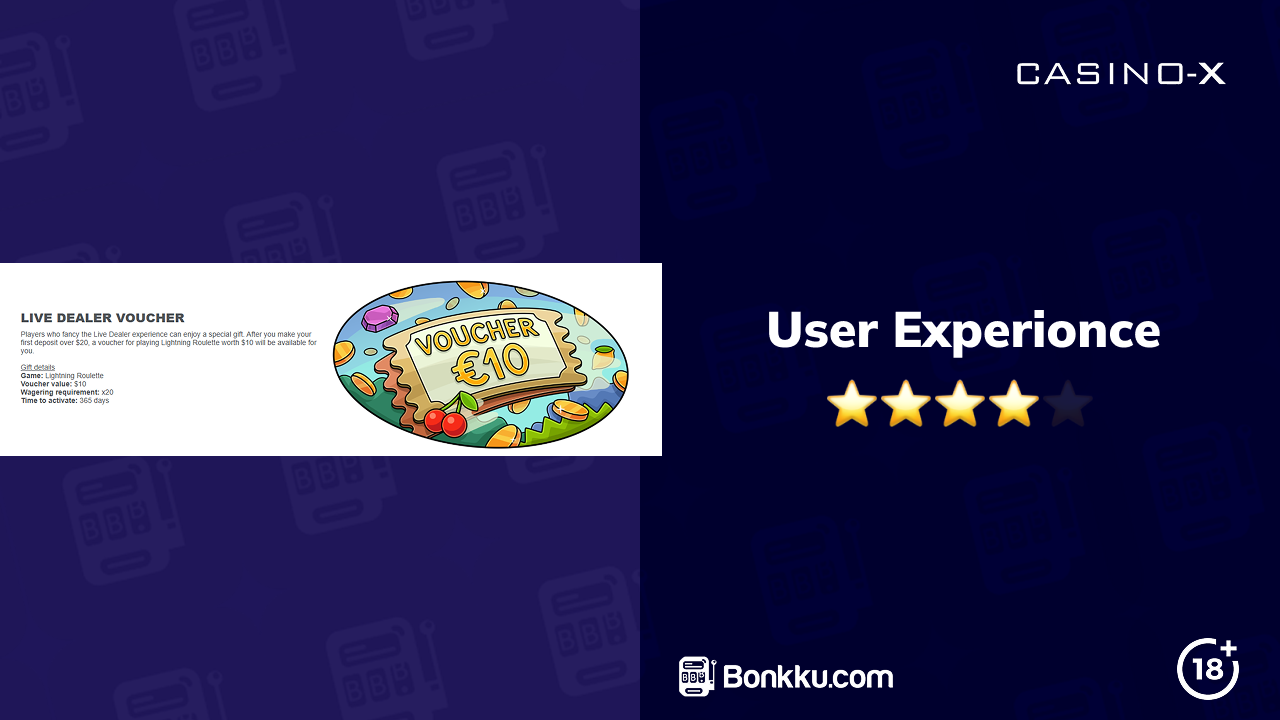 casino-x user experience