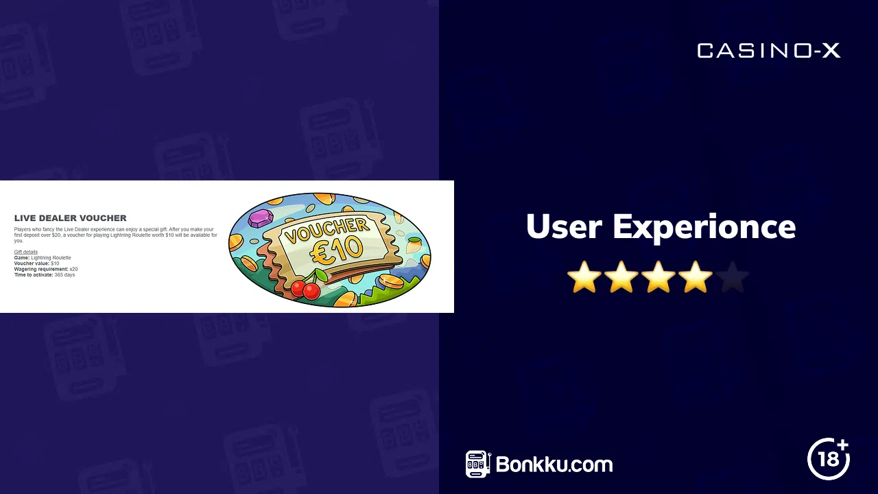 casino-x user experience