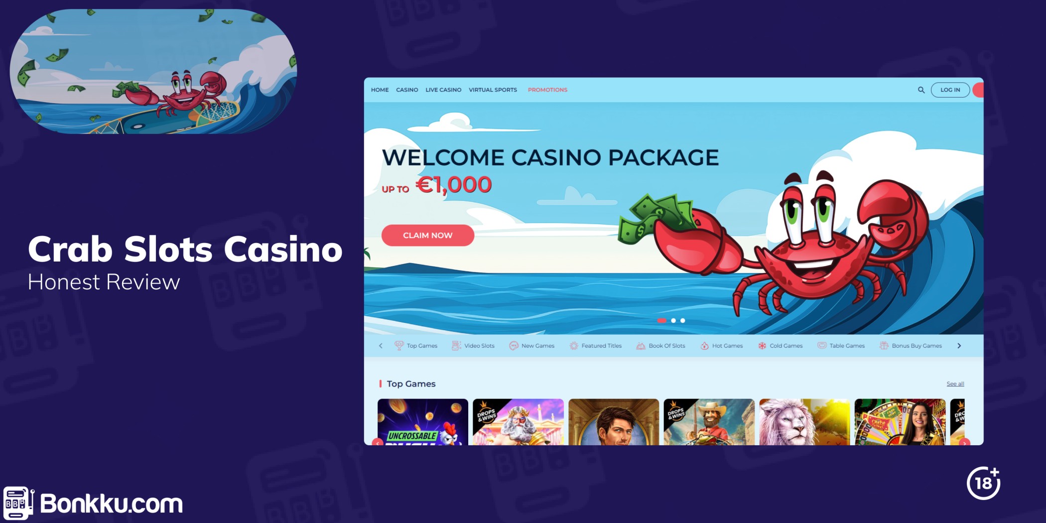 crab slots casino review