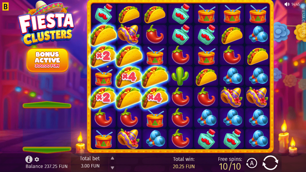 fiesta clusters bonus