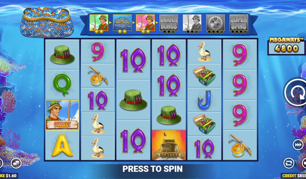 fishin frenzy even bigger fish 3 slot