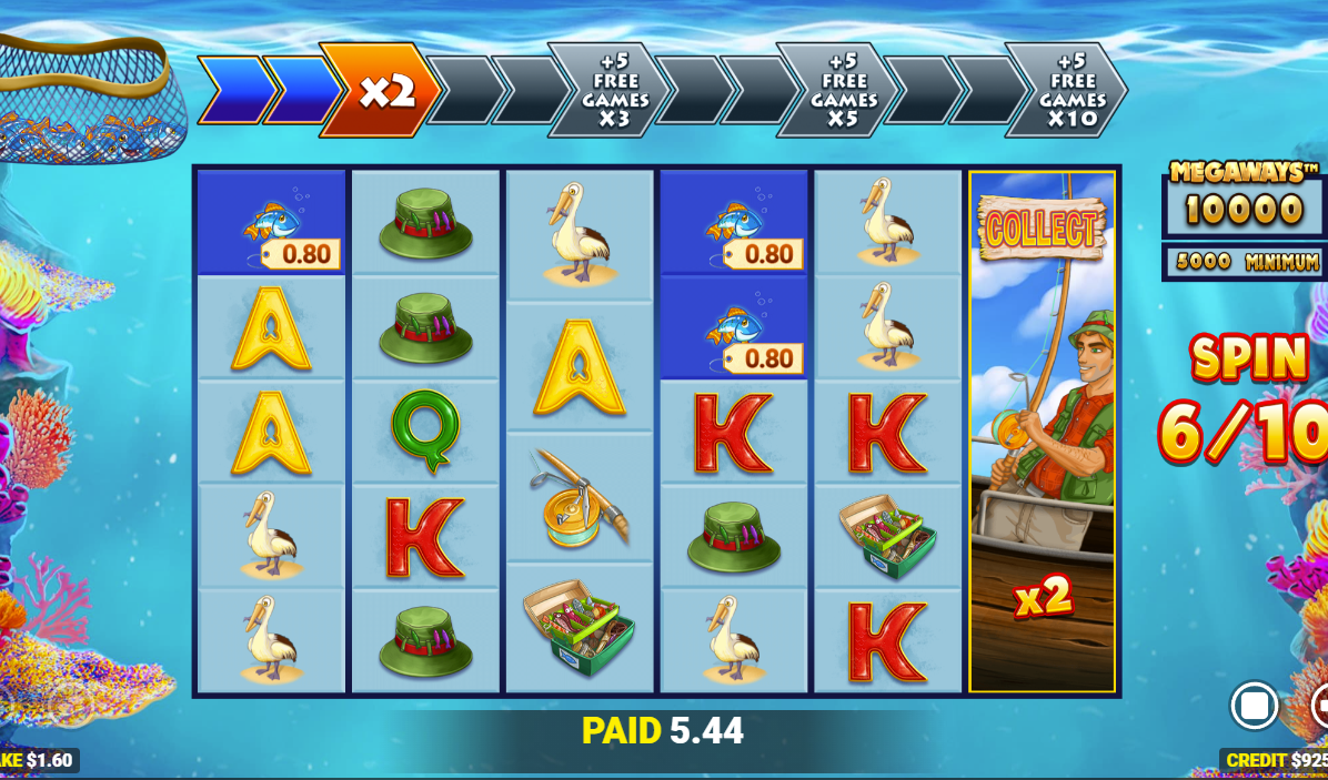 fishin frenzy even bigger fish 3 bonus