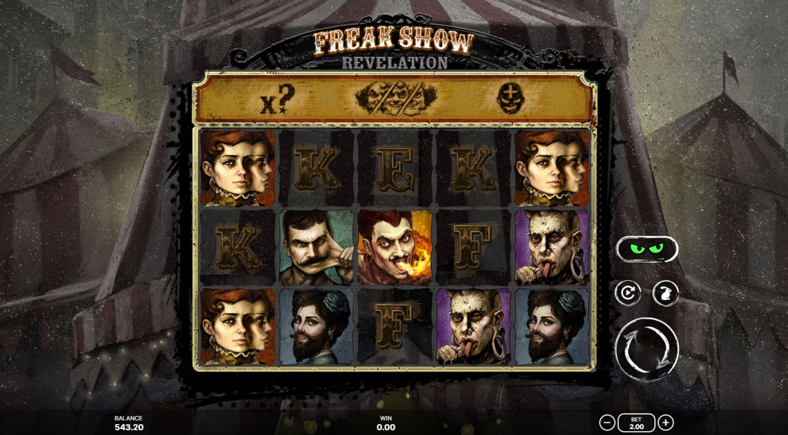 freak show revelation slot