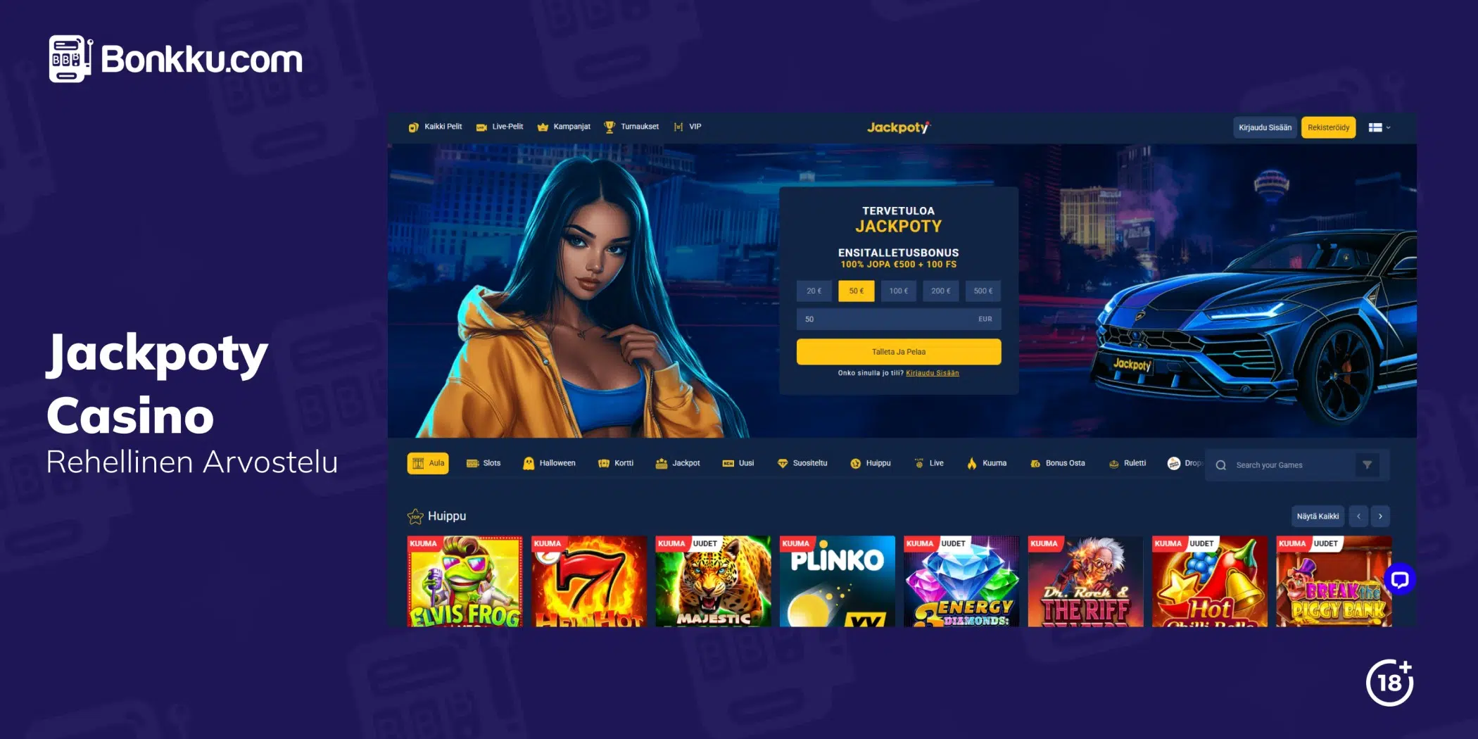jackpoty casino arvostelu