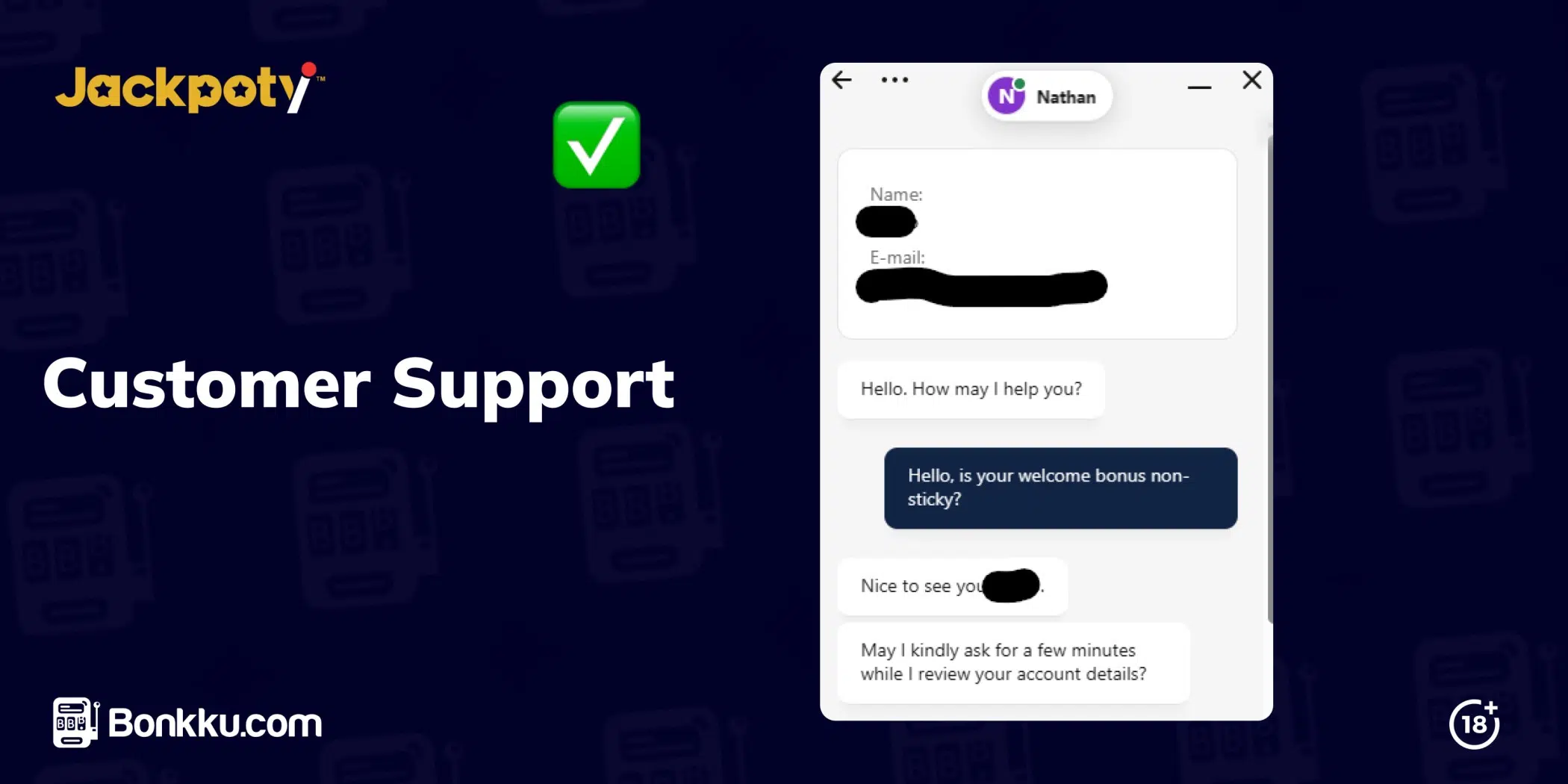 jackpoty customer support