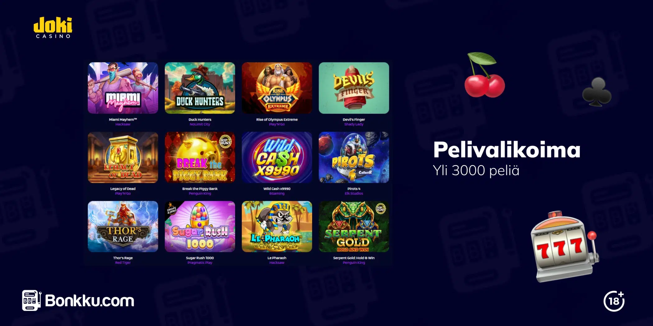 joki casino pelivalikoima