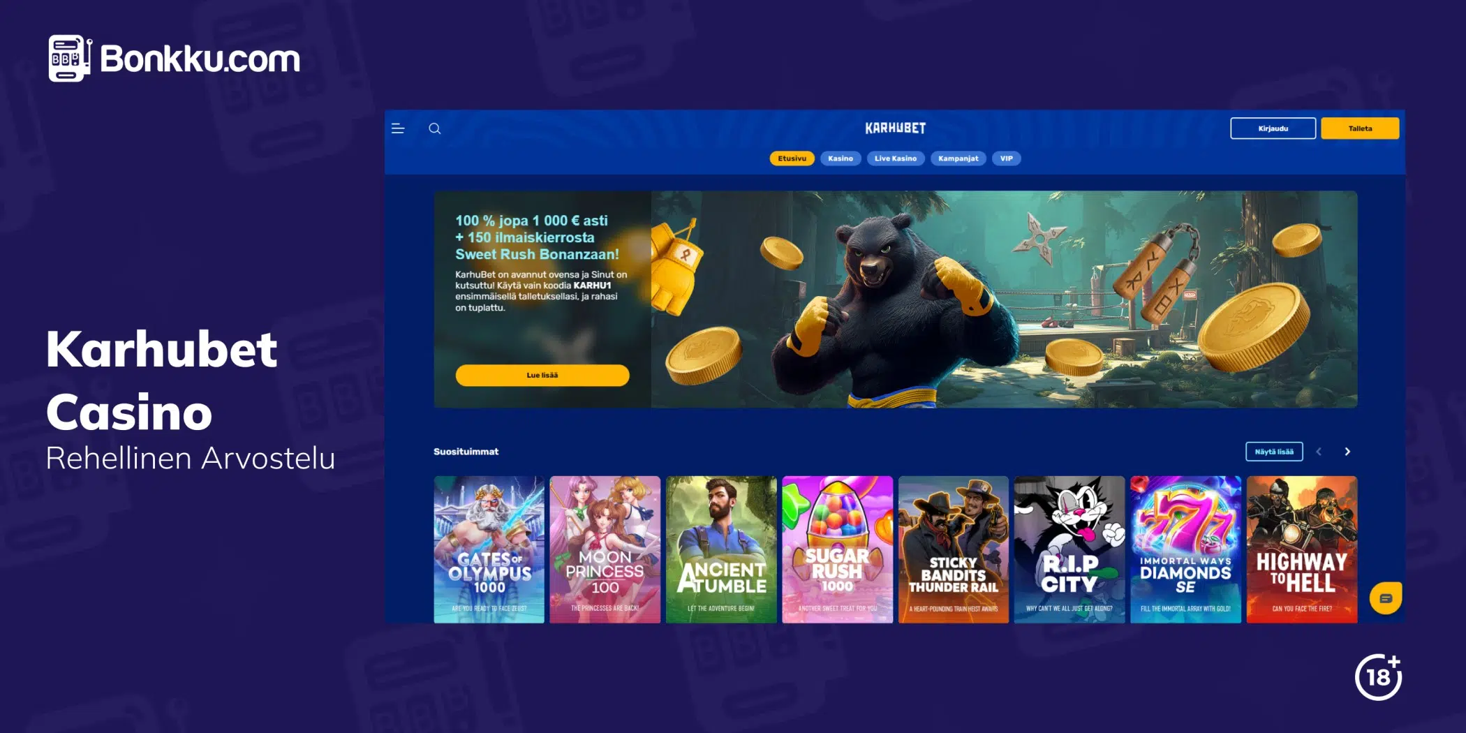 karhubet casino arvostelu