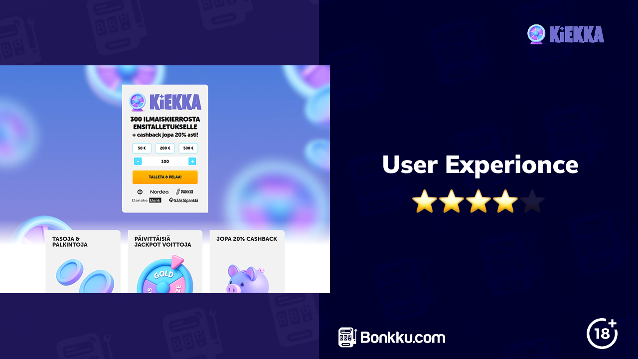 kiekka casino user experience