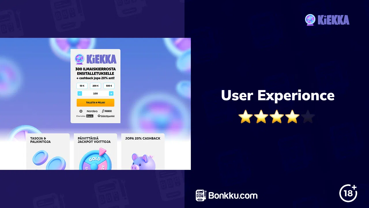 kiekka casino user experience
