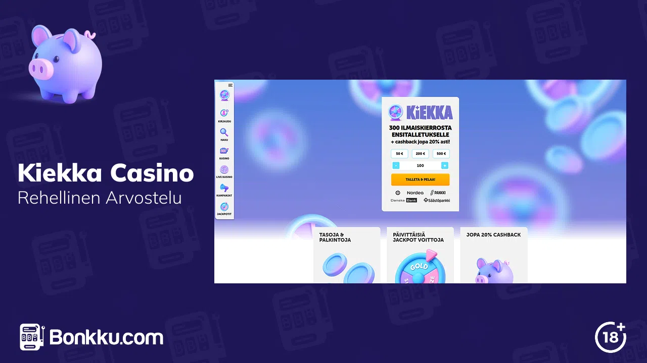 kiekka kasino arvostelu