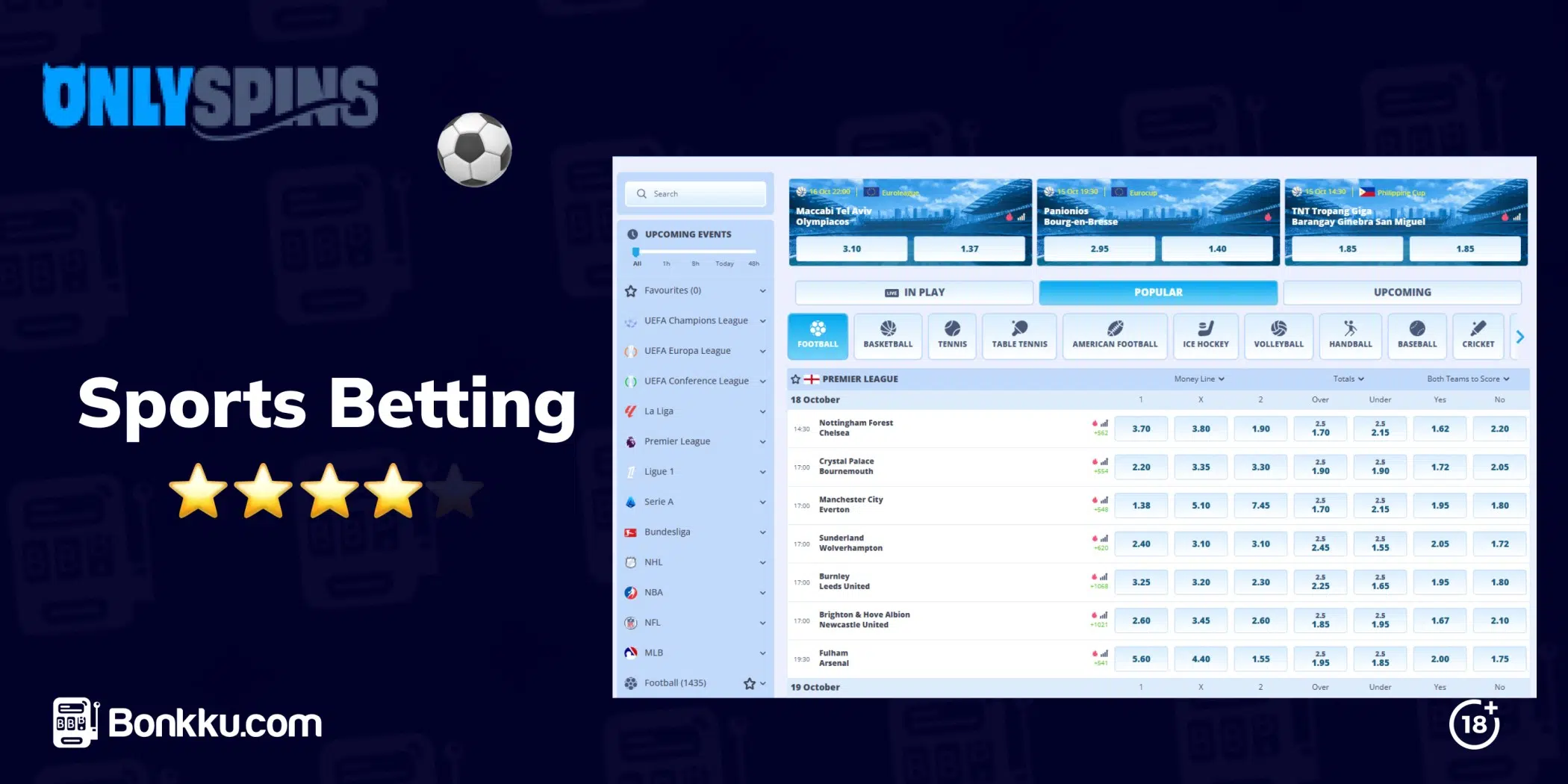 onlyspins sports betting