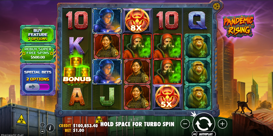 pandemic rising slot