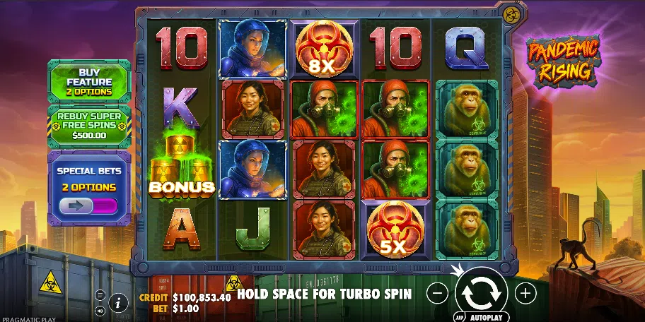 pandemic rising slot