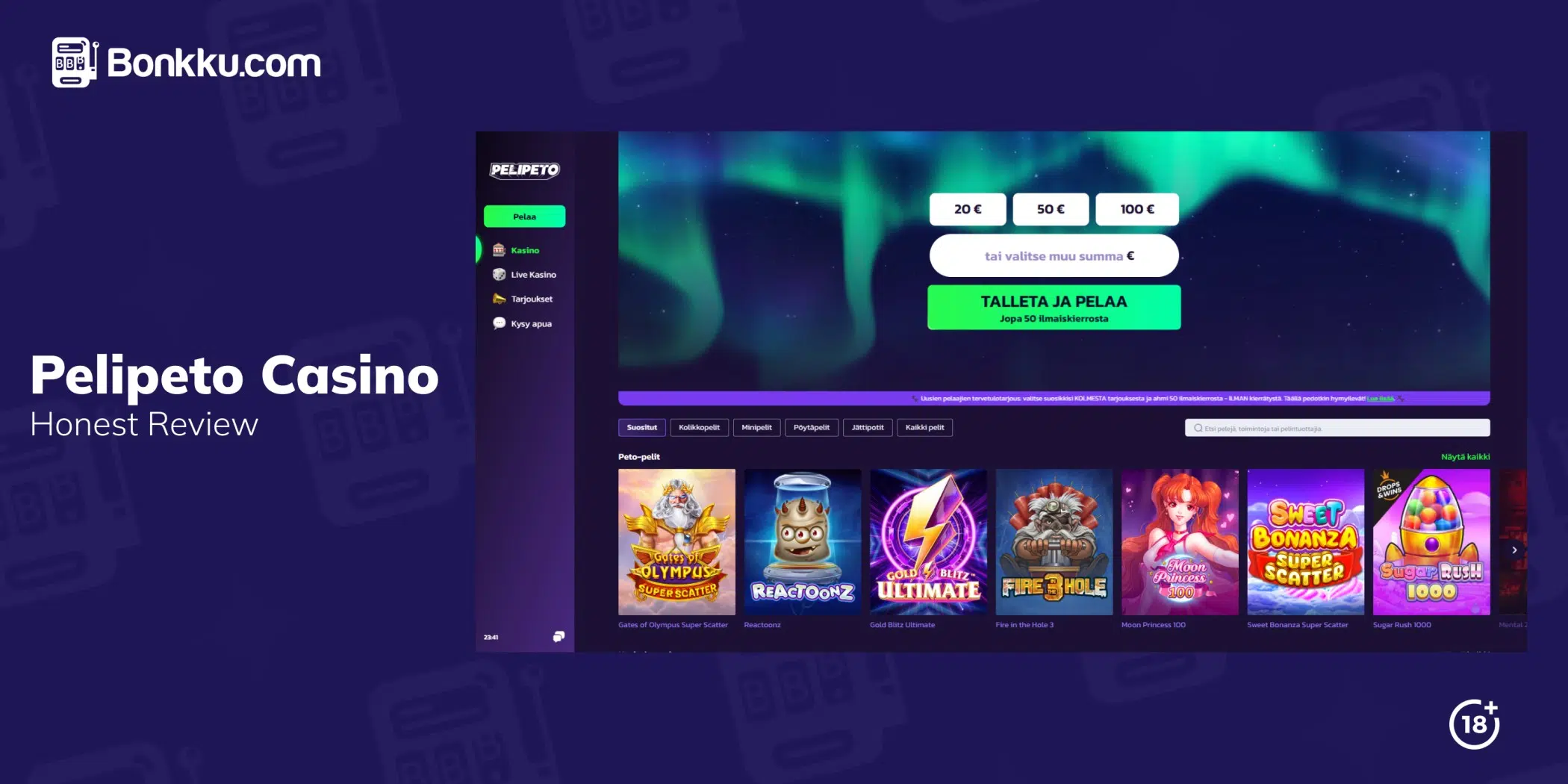 pelipeto casino review