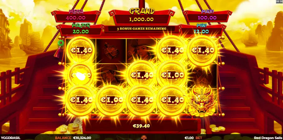 red dragon sails bonus