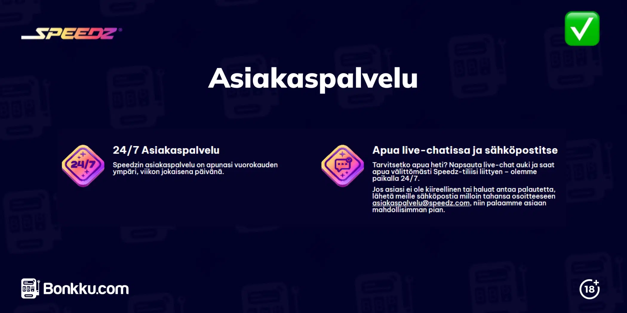 speedz asiakaspalvelu
