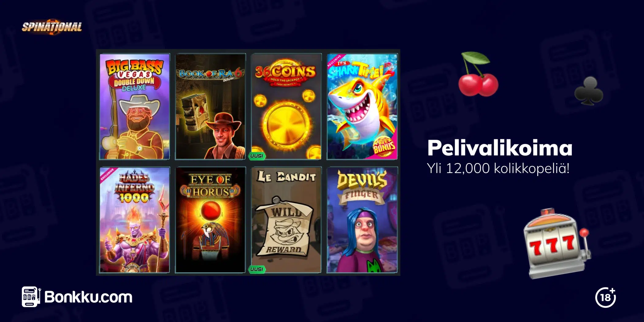 spinational casino pelivalikoima