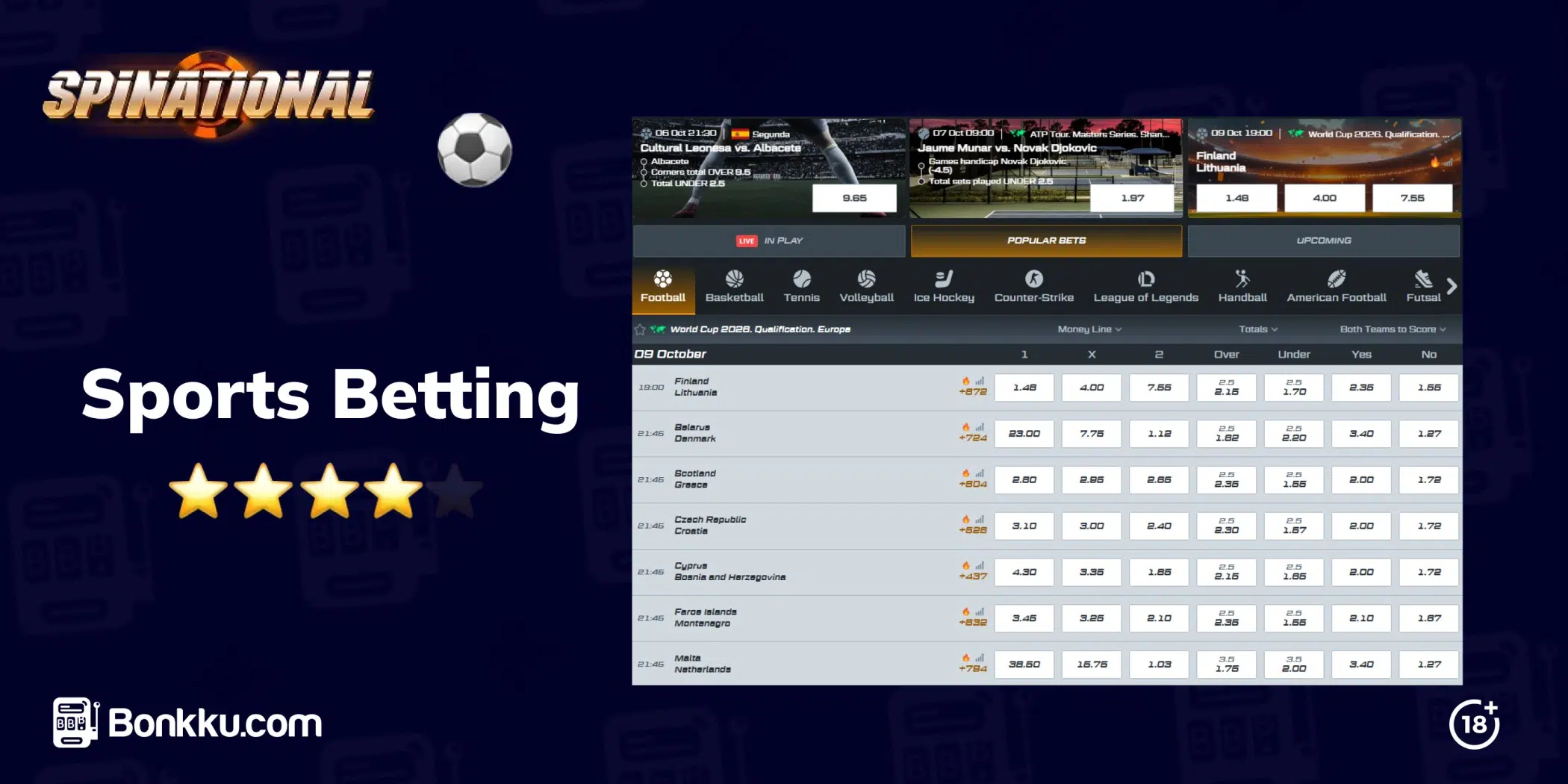 spinational casino sports betting
