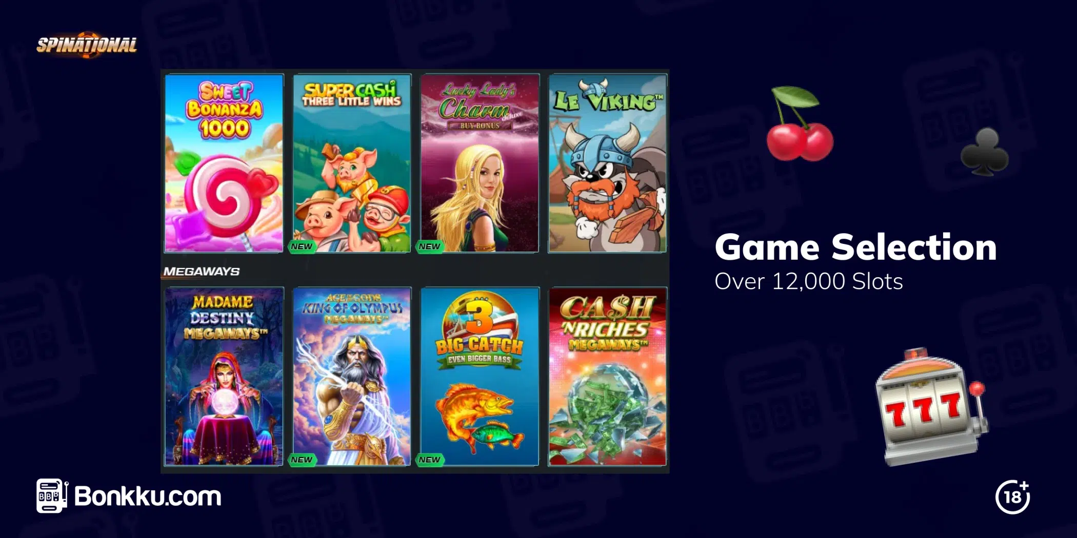 spinational game selection