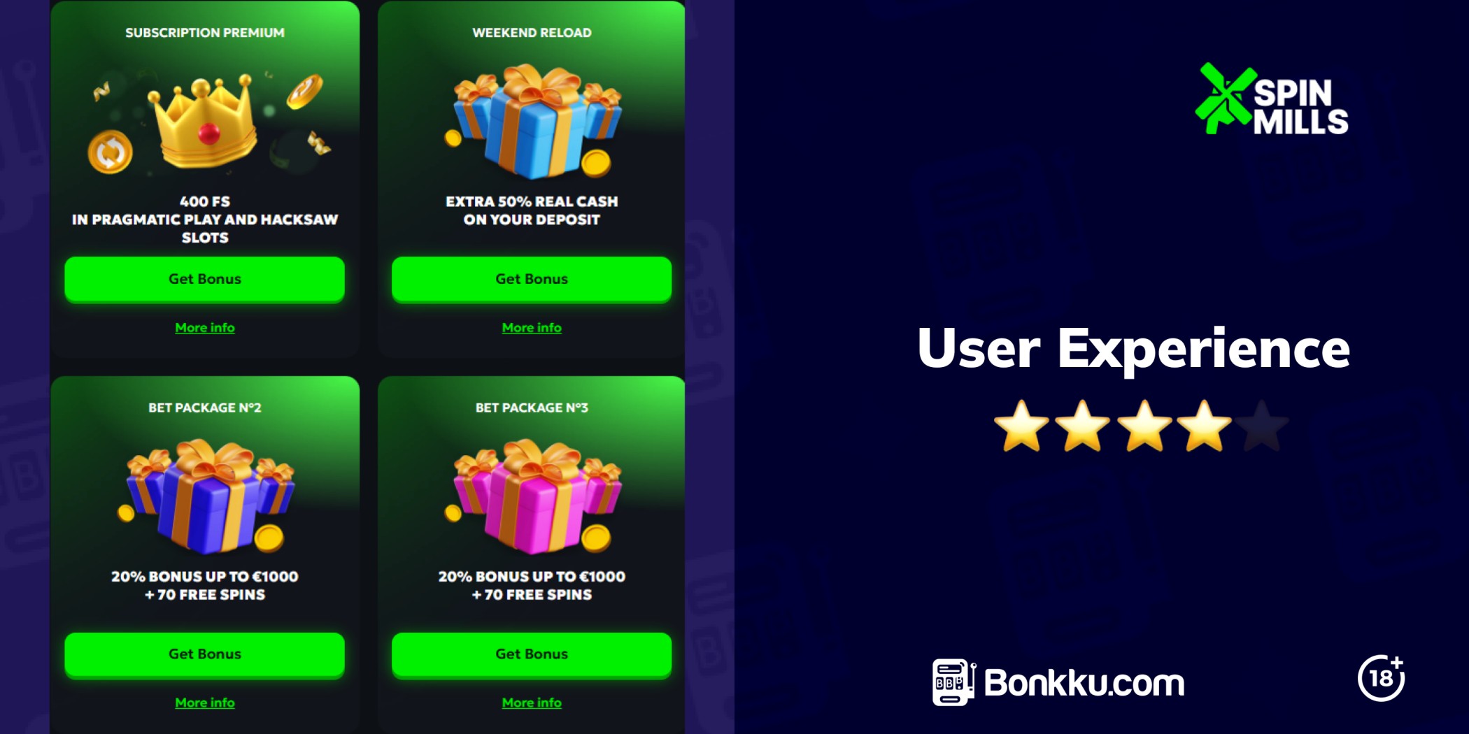 spinmills casino user experience