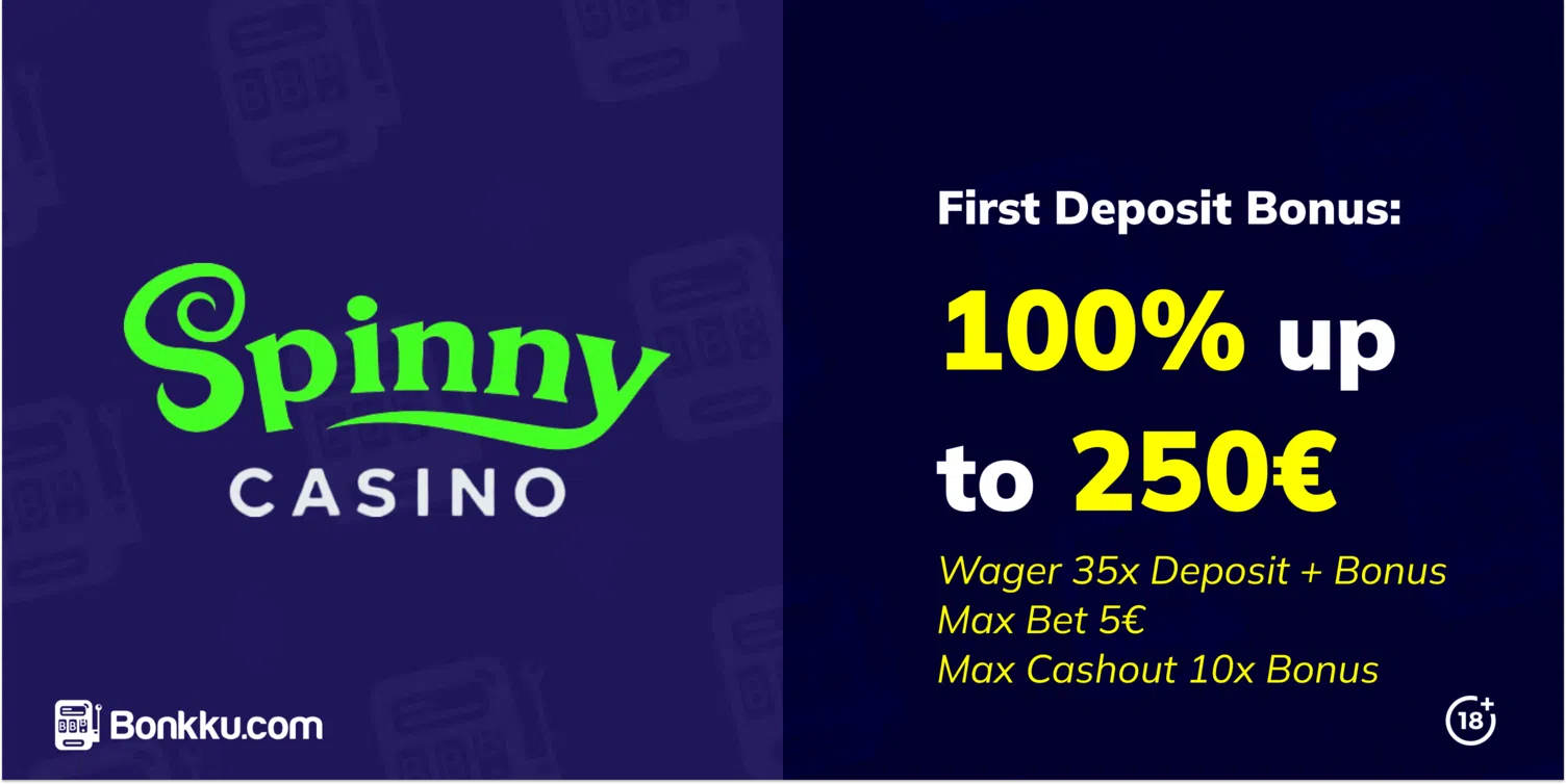 spinny casino welcome bonus
