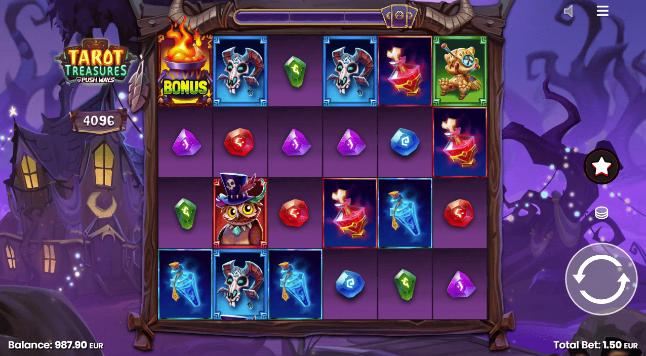 tarot treasures slot