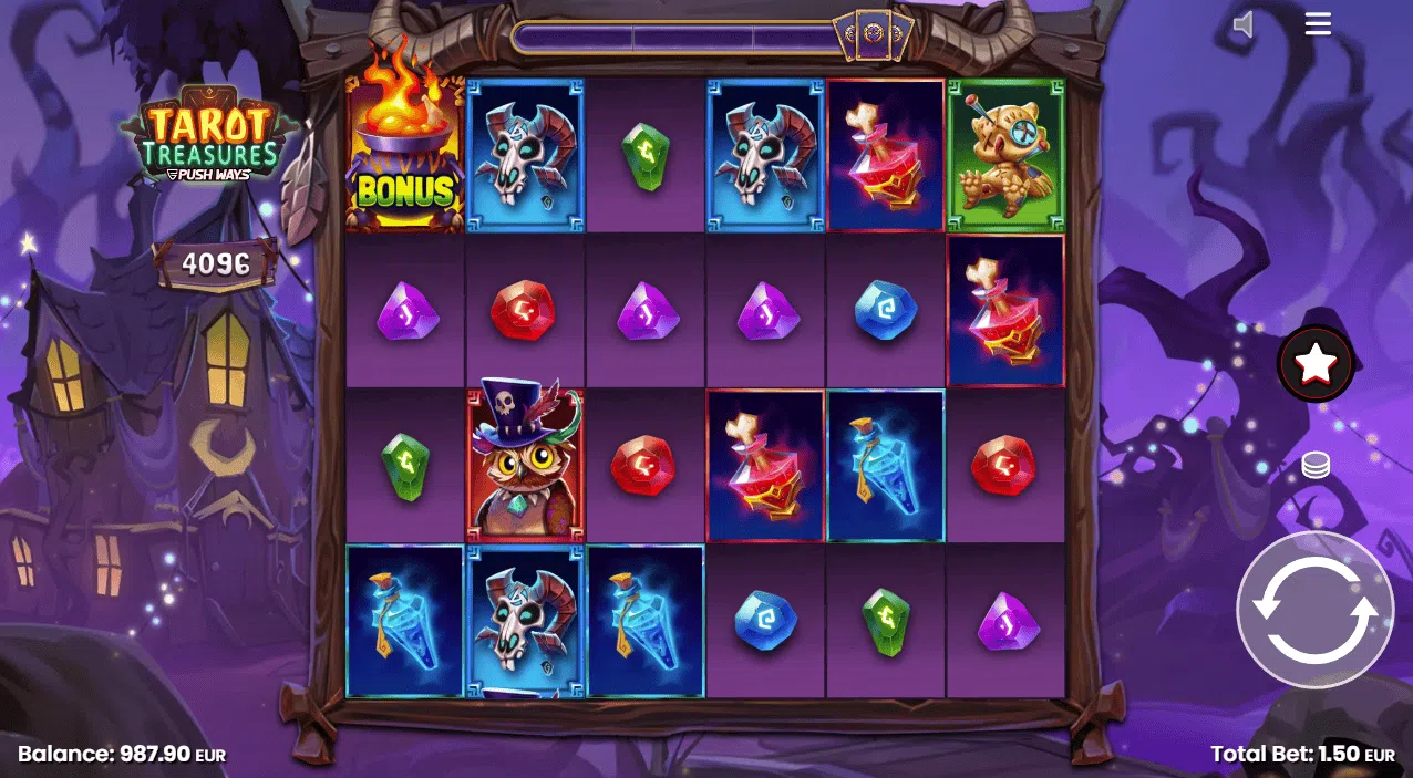 tarot treasures slot