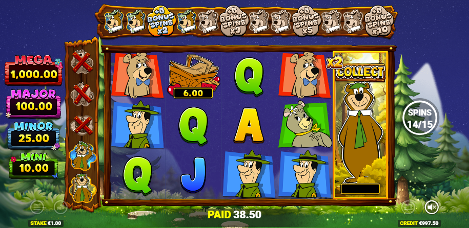 yogi bear bonus