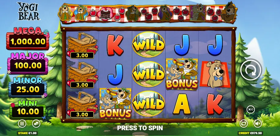 yogi bear slot