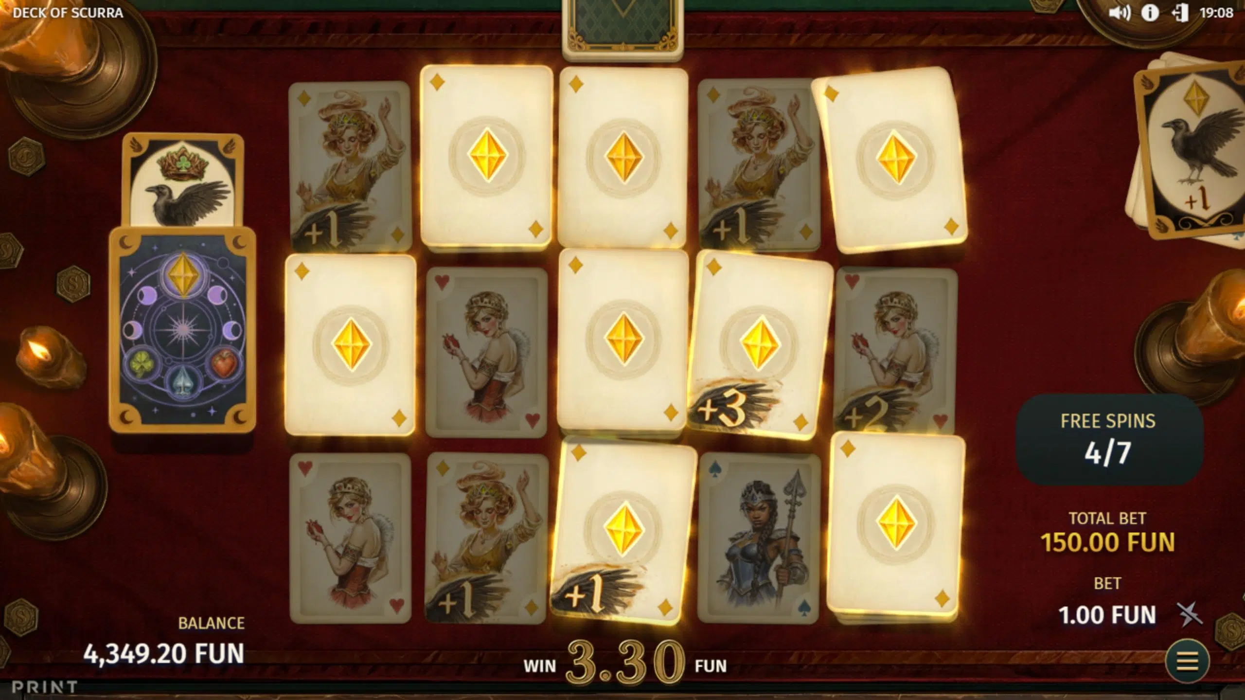 deck of scurra bonus