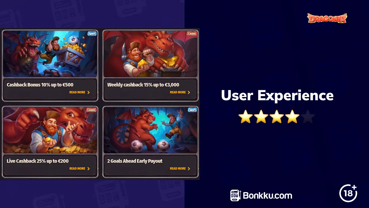 dragonia user experience