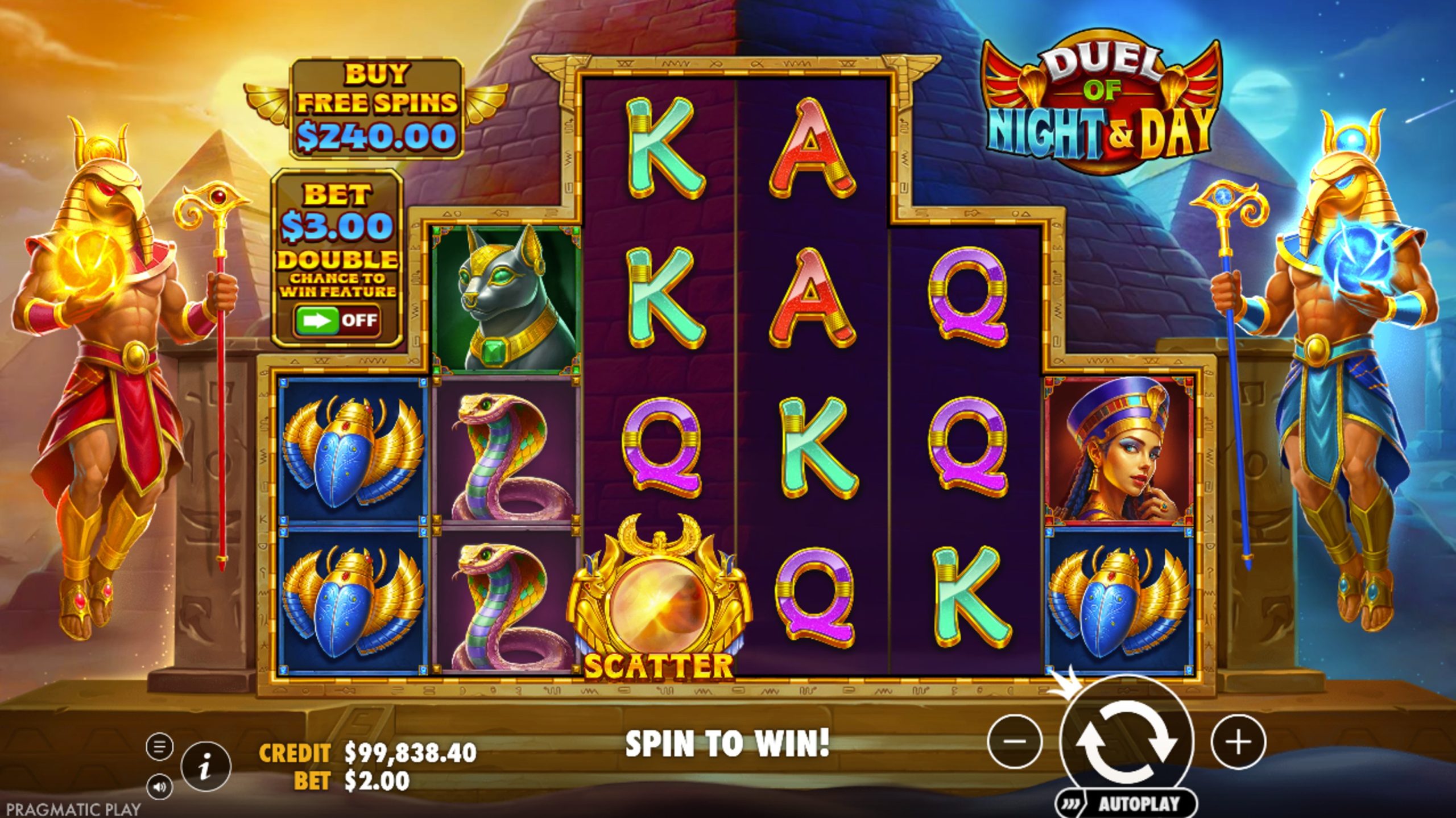 duel of night and day slot