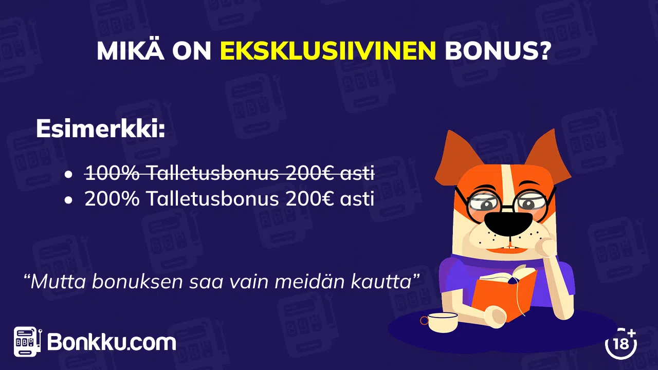 eksklusiivinen bonus