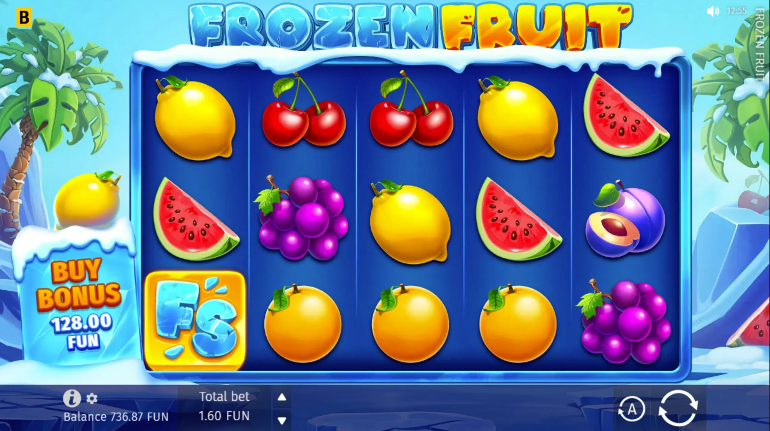 frozen fruit slot