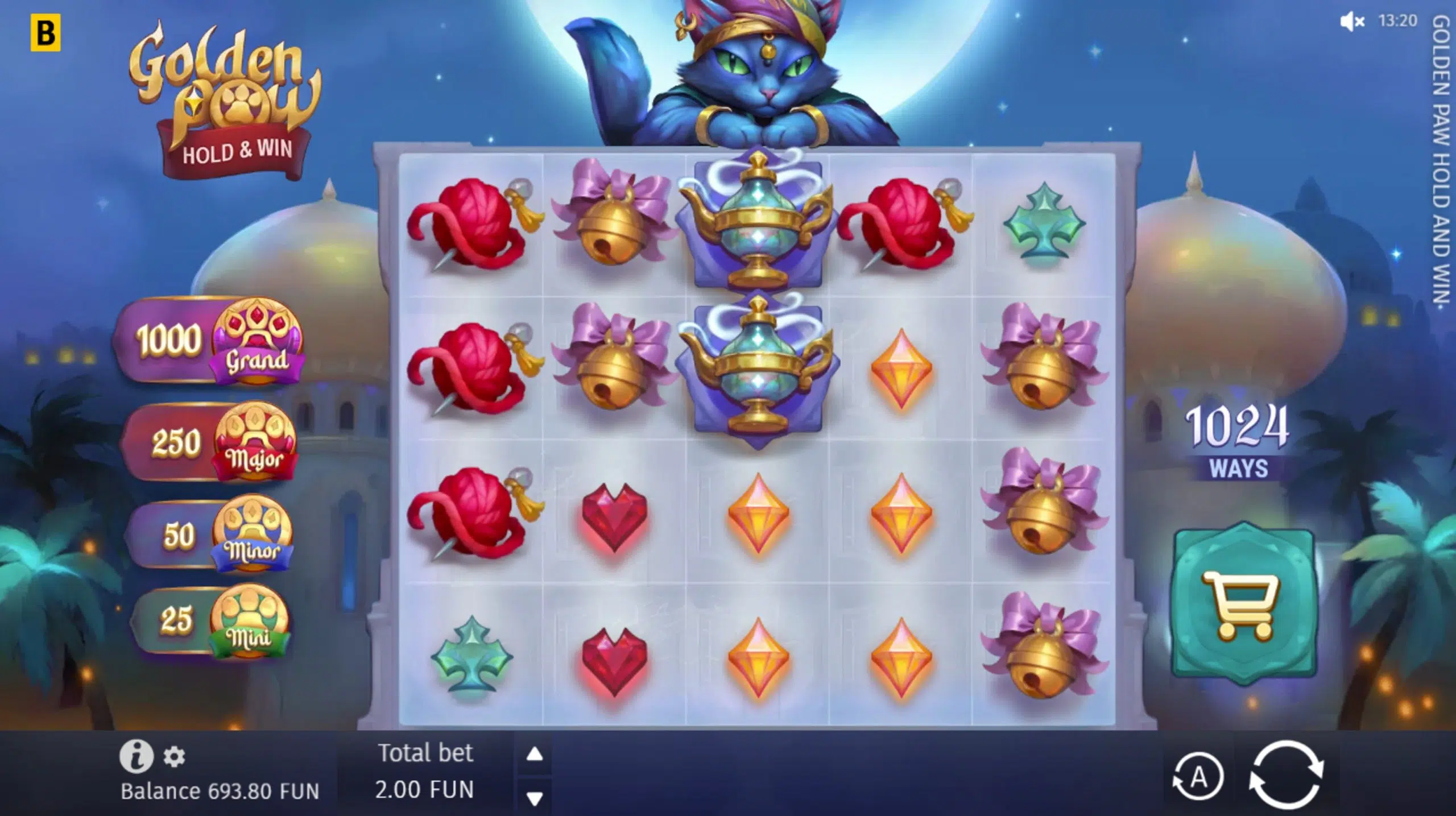 golden paw hold and win slot