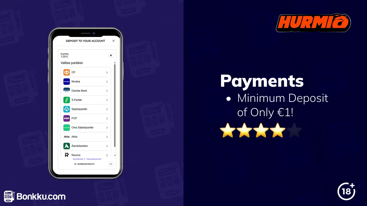 hurmio casino payments