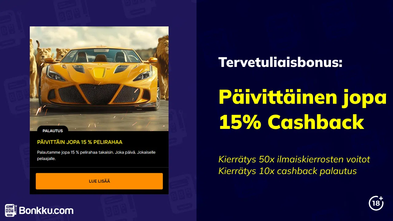 jellona tervetuliaisbonus