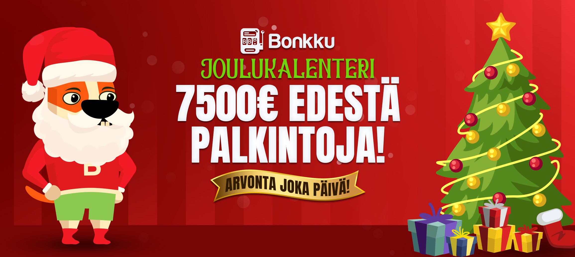 Bonkku.com joulukalenteri 2025